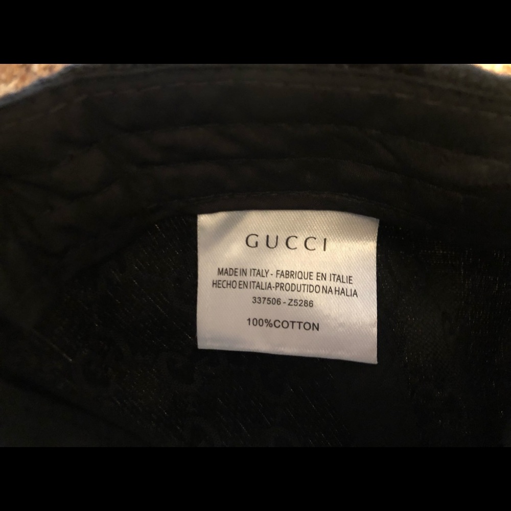 Gucci black cap